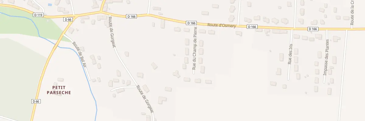 Plan du 6 Rue du Champ de Pierre à Vornay