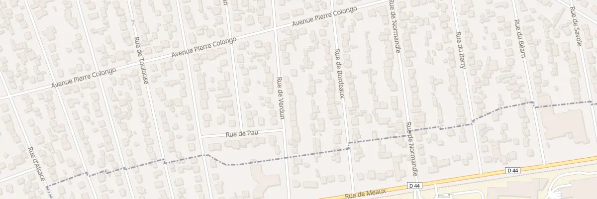 Plan du 65 Rue de Verdun à Tremblay-en-France