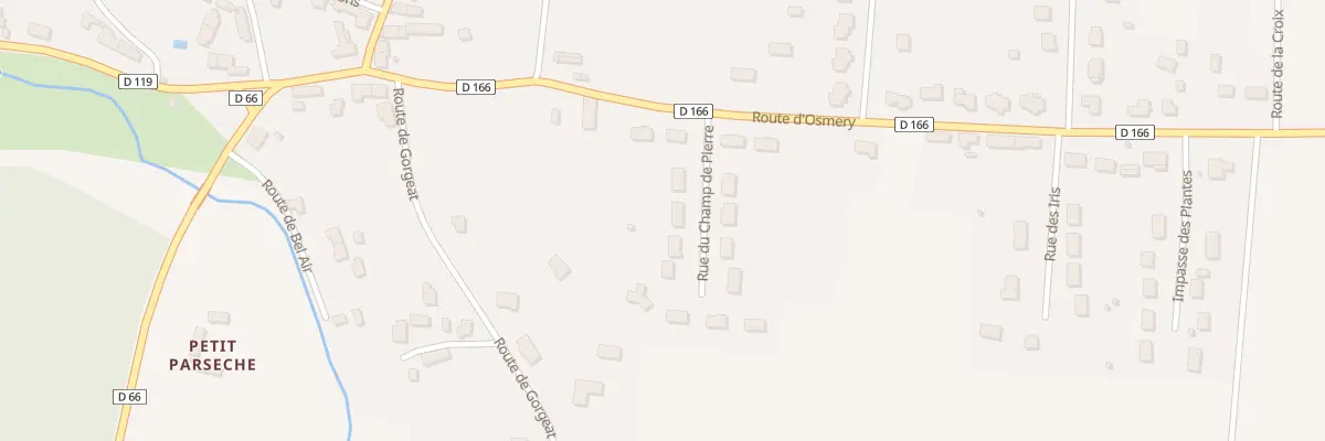 Plan du 4 Rue du Champ de Pierre à Vornay