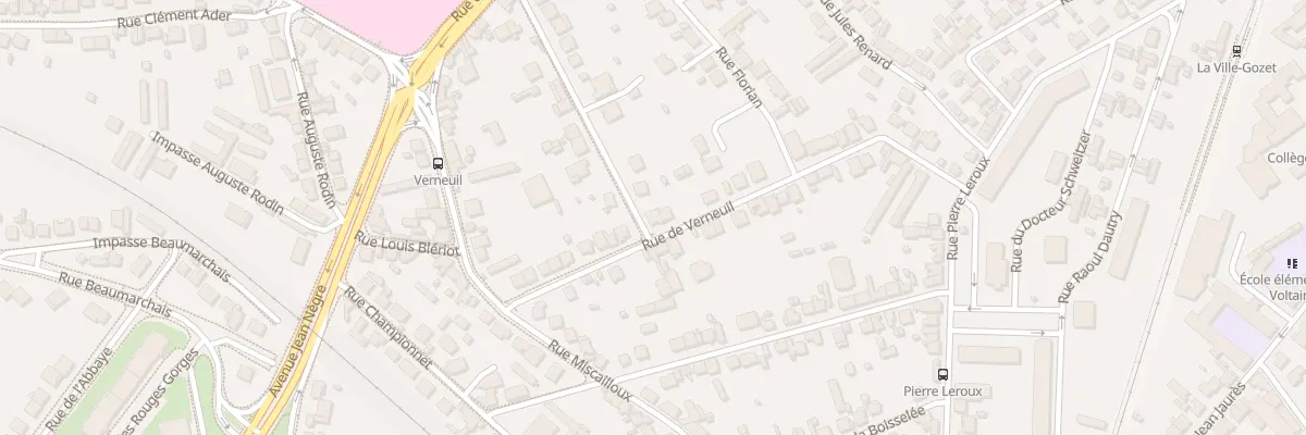 Plan du 36 Rue de Verneuil à Montluçon