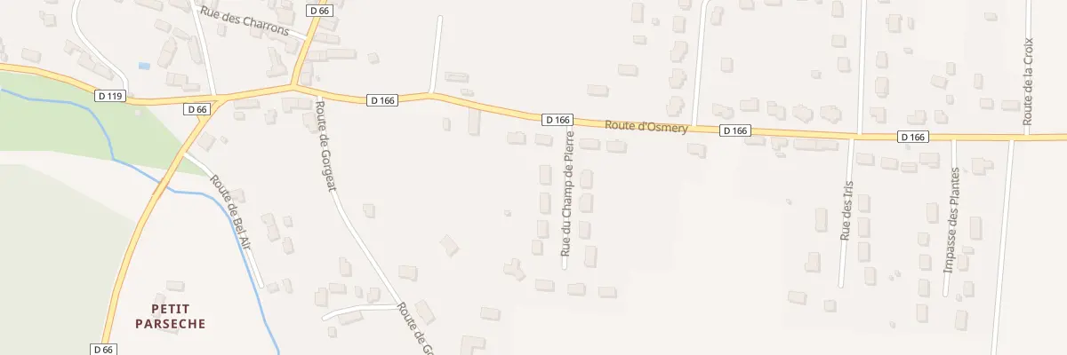 Plan du 2 Rue du Champ de Pierre à Vornay