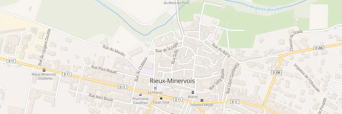 Plan du 201 Le Village à Rieux-Minervois