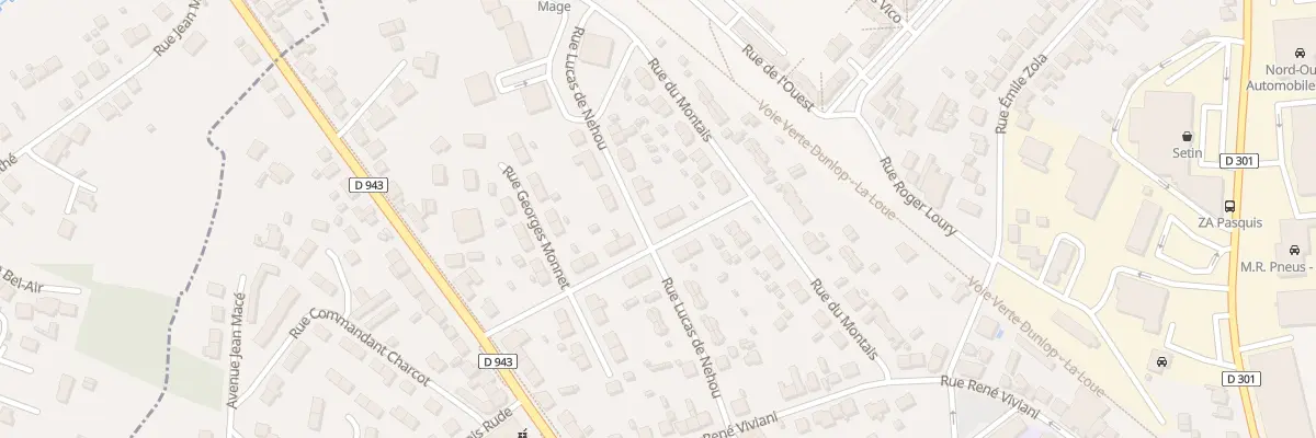 Plan du 9 Rue Jean Eudes à Montluçon