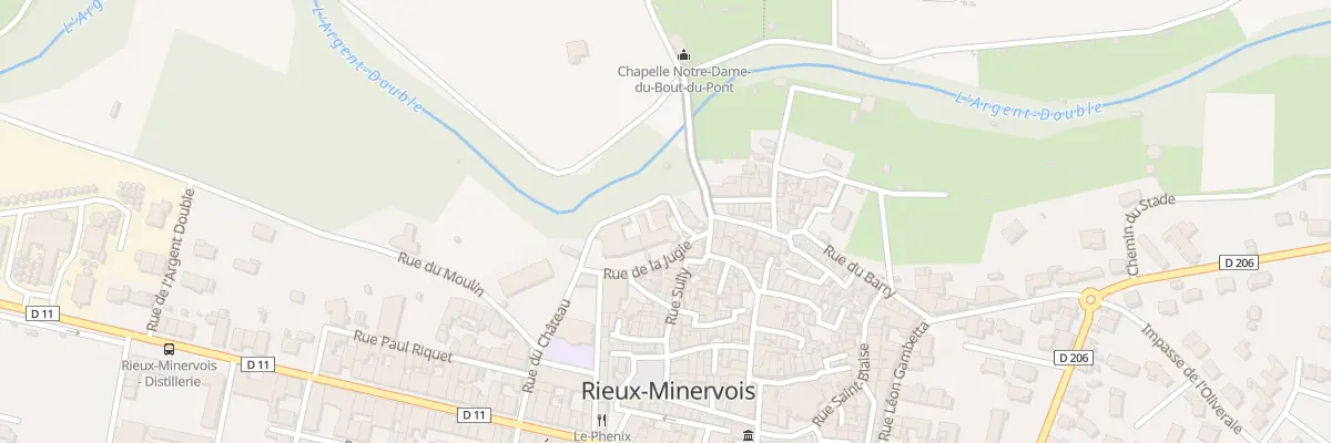 Plan du 189 Le Village à Rieux-Minervois
