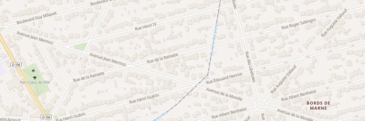 Plan du 38 Rue Rainette à Gournay-sur-Marne