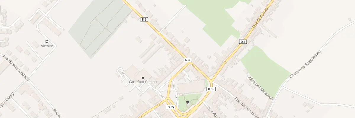 Plan du 9 Rue Coppens à Hondschoote