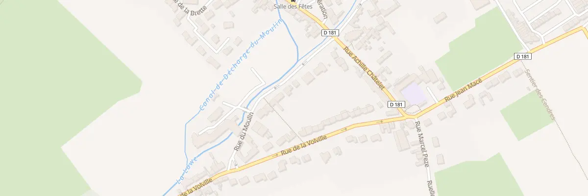 Plan du 8 Rue du Moulin à Gosnay