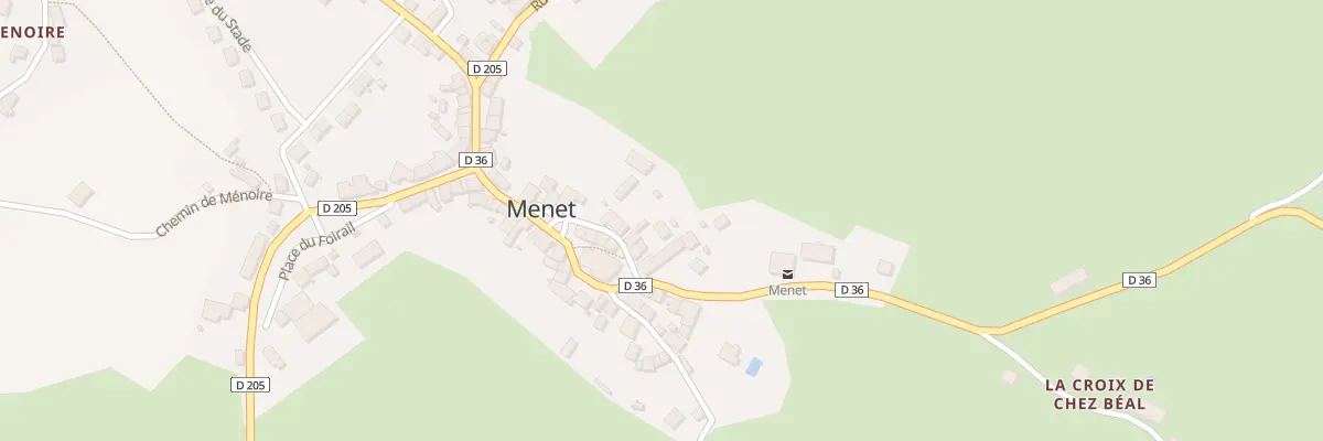 Plan du 23 Rue de l’Eglise à Menet