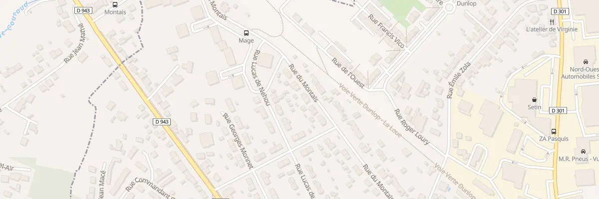 Plan du 43 Rue du Montais à Montluçon