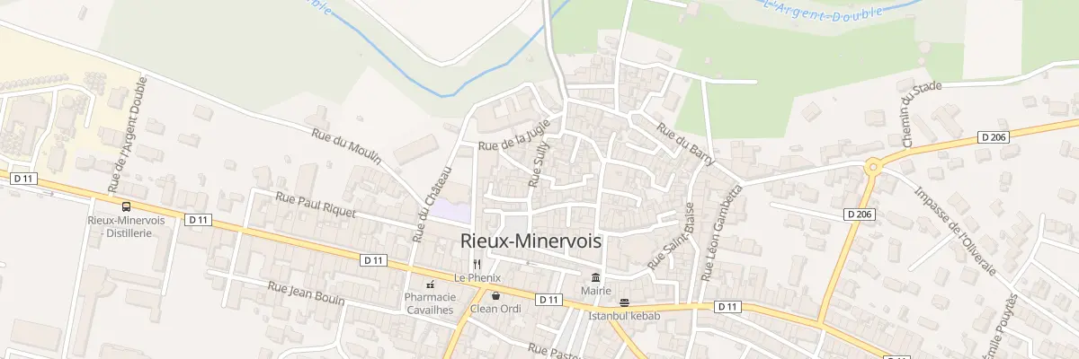 Plan du 295 Le Village à Rieux-Minervois