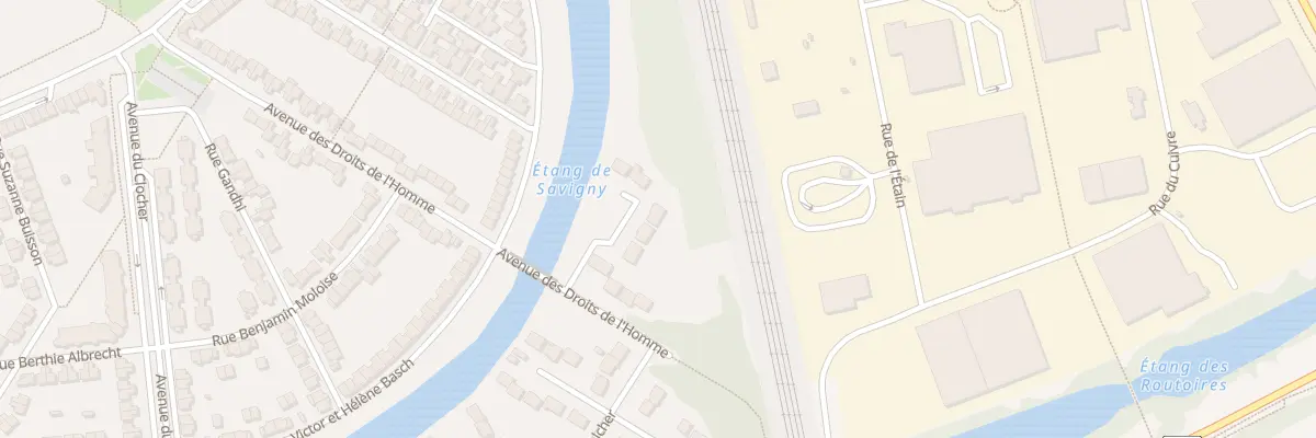Plan du 8 Rue Ferdinand Buisson à Savigny-le-Temple