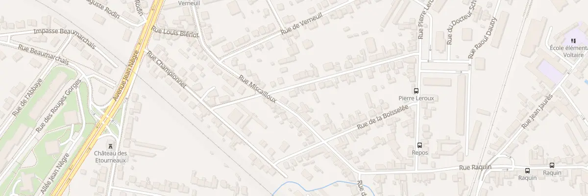 Plan du 43 Rue de la Septree à Montluçon