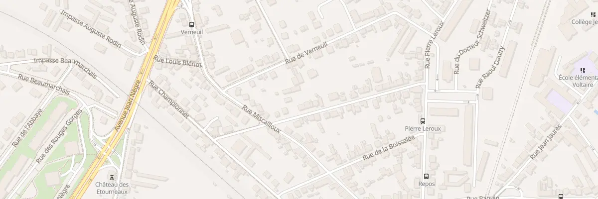 Plan du 44 Rue de la Septree à Montluçon