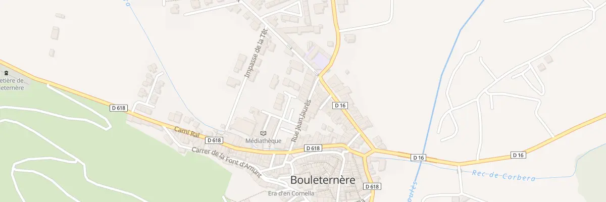 Plan du 3 Rue Jean Jaures à Bouleternère