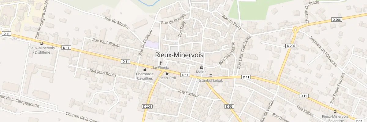 Plan du 243 Le Village à Rieux-Minervois