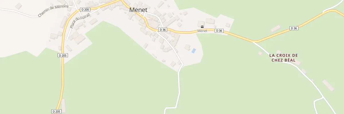 Plan du 5209 Le Bourg à Menet