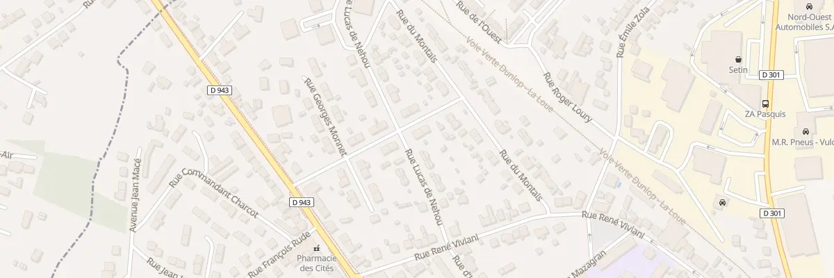 Plan du 12 Rue Jean Eudes à Montluçon
