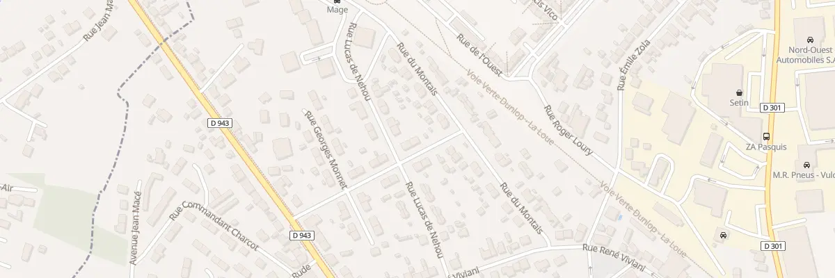 Plan du 11 Rue Jean Eudes à Montluçon