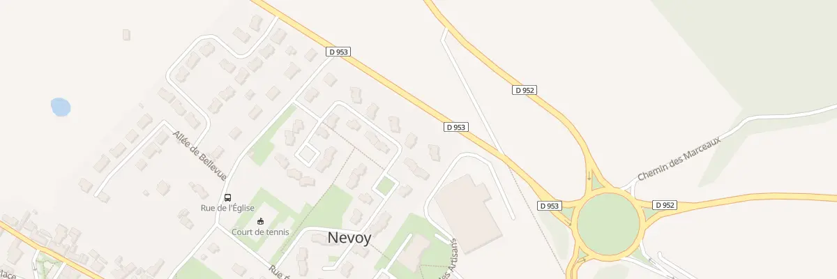 Plan du 15 Res Clos du Plateau à Nevoy