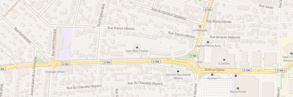 Plan du 83 Av du General de Gaulle à Chelles
