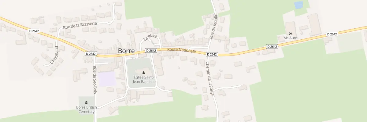 Plan du 1550 Rte Nationale à Borre