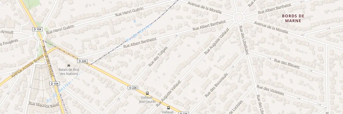 Plan du 7 Rue des Tulipes à Champs-sur-Marne