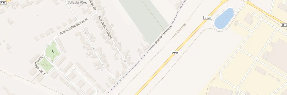 Plan du 25 Rue de Rebreuve à Haillicourt