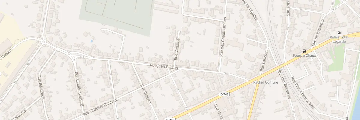 Plan du 30 Rue Jean Billaud à Montluçon