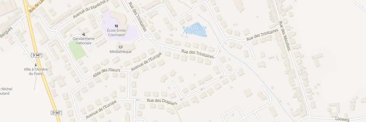 Plan du 25 Rue des Trinitaires à Hondschoote