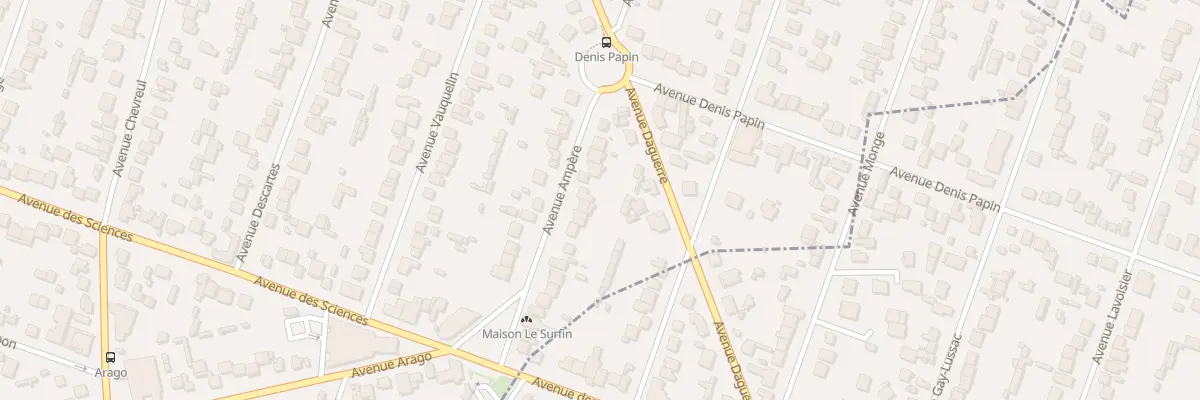 Plan du 30 Av Ampère à Montfermeil