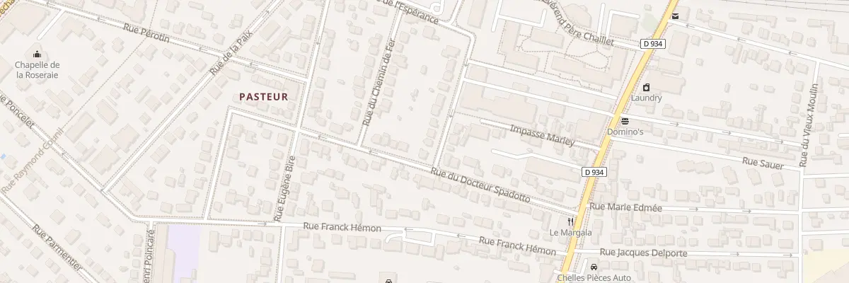 Plan du 1B Rue du Docteur Calmette à Chelles