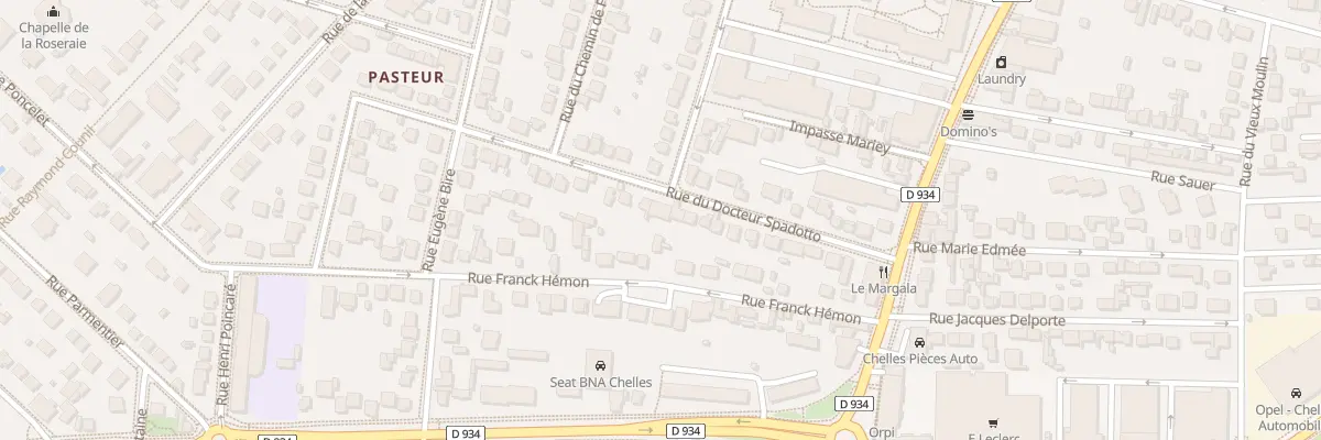 Plan du 19 Rue du Docteur Spadotto à Chelles