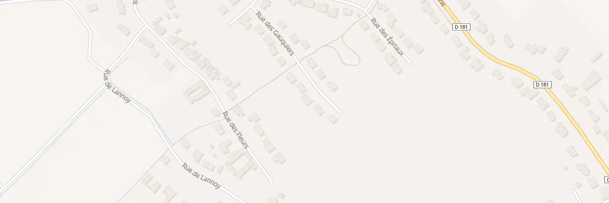 Plan du 164 Rue des Gauquiers à Gonnehem