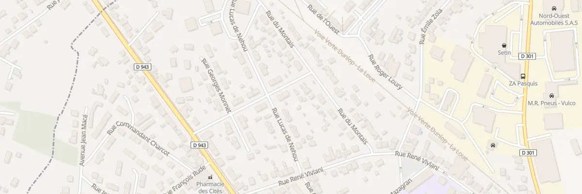 Plan du 14 Rue Jean Eudes à Montluçon