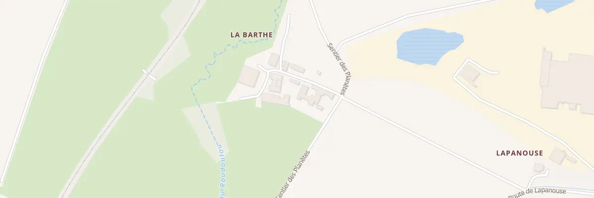 Plan du 9002 La Panouse à Onet-le-Château