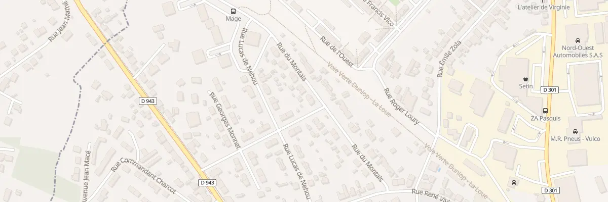 Plan du 35 Rue du Montais à Montluçon