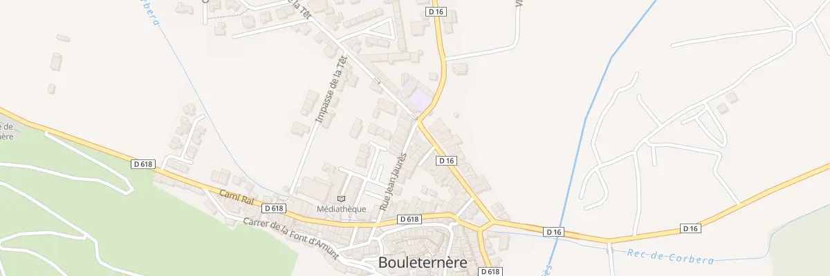 Plan du 9001 Rue Jean Jaures à Bouleternère