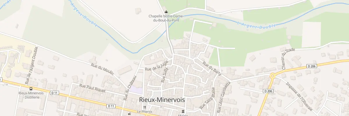 Plan du 323 Le Village à Rieux-Minervois