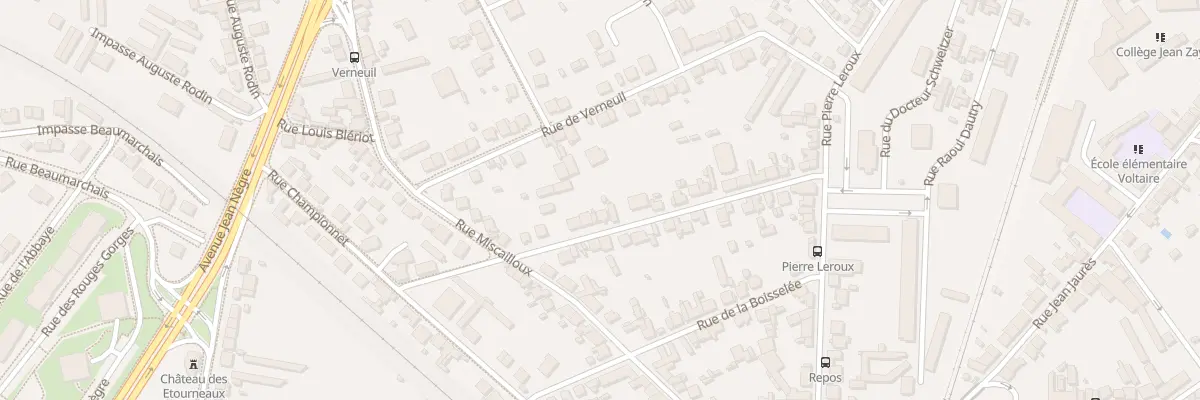 Plan du 40 Rue de la Septree à Montluçon