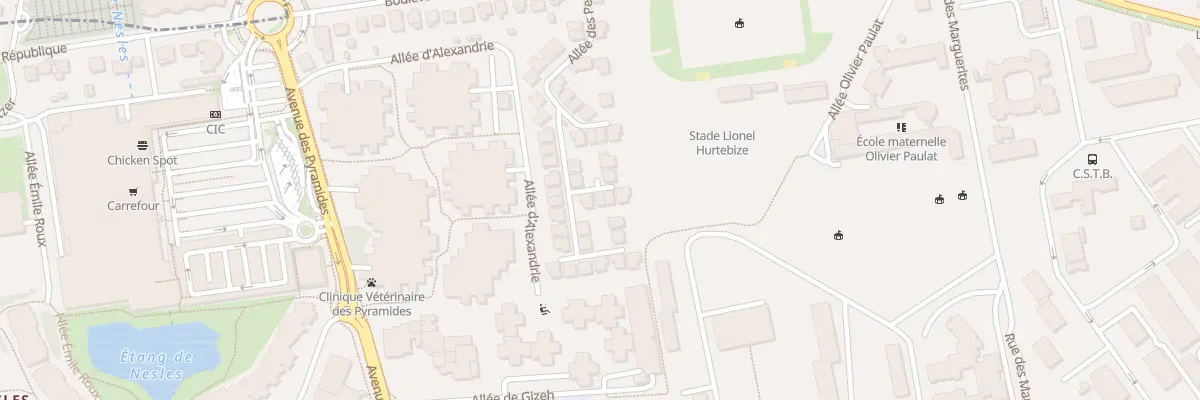 Plan du 39 All des Perdrix à Champs-sur-Marne