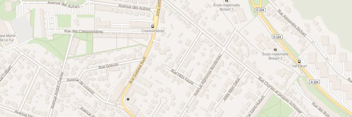 Plan du 15 Rue Félix Faure à Chelles
