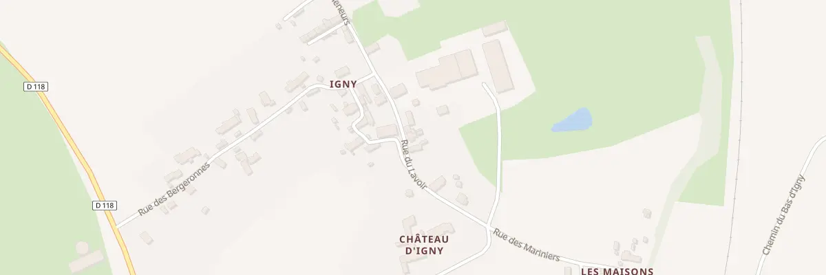 Plan du 61 Igny à La Perche