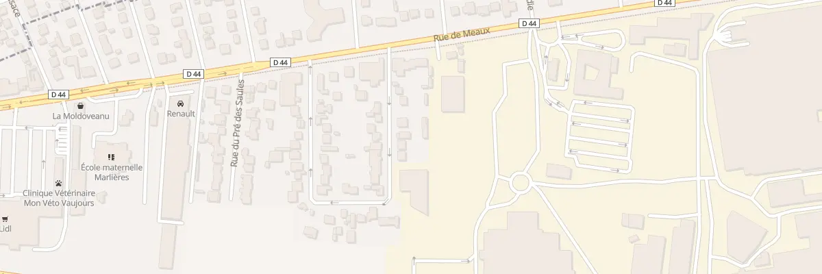 Plan du 52 Rue Victor Hugo à Vaujours