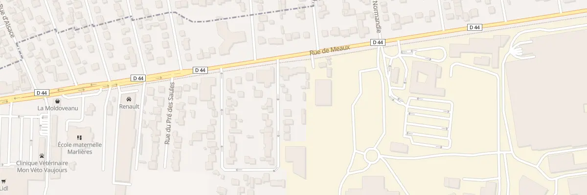 Plan du 58 Rue Victor Hugo à Vaujours