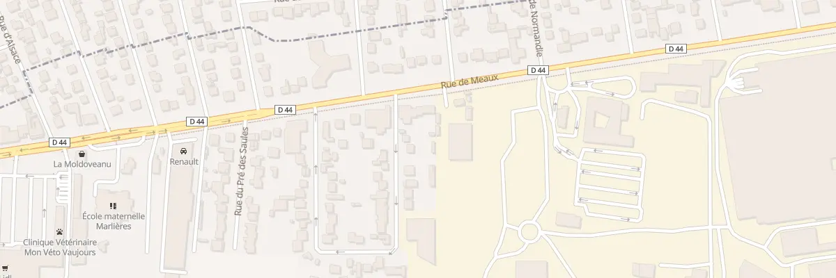 Plan du 60 Rue Victor Hugo à Vaujours