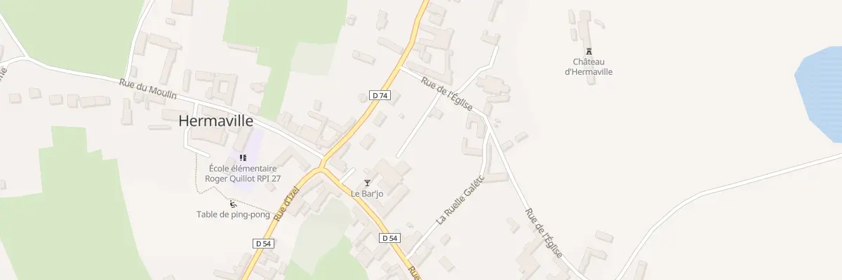 Plan du 6 Rue de l’Eglise à Hermaville