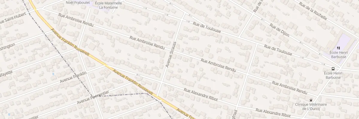 Plan du 71 Rue Ambroise Rendu à Mitry-Mory