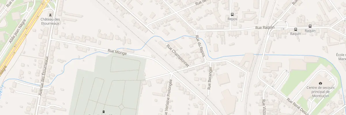Plan du 7 Rue Championnet à Montluçon
