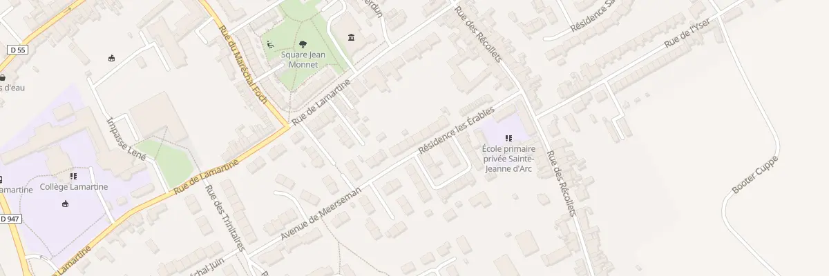 Plan du 8 Res Les Erables à Hondschoote