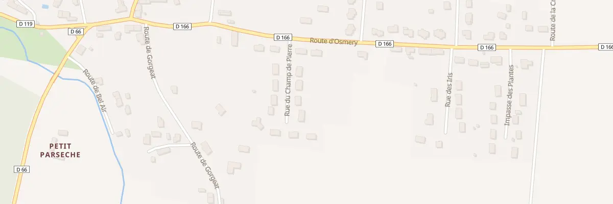 Plan du 5 Rue du Champ de Pierre à Vornay